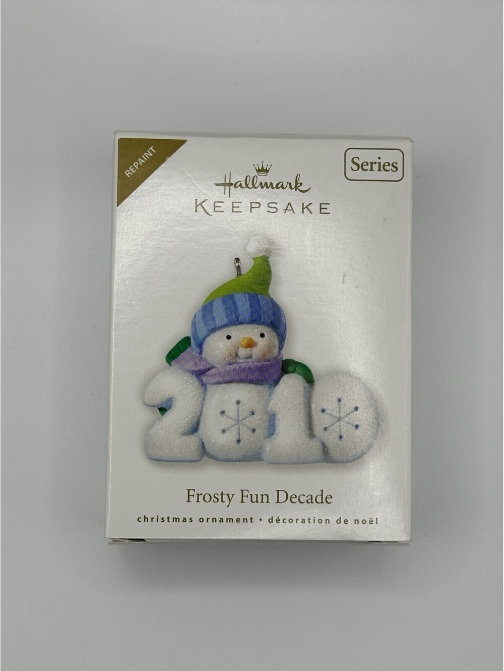 Hallmark Christmas Ornament 2010 FROSTY FUN DECADE 1st in the Series REPAINT